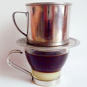 手作り練乳で　ベトナムコーヒー
